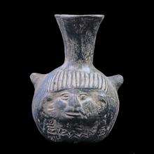 Vase inca en forme de tte dhomme